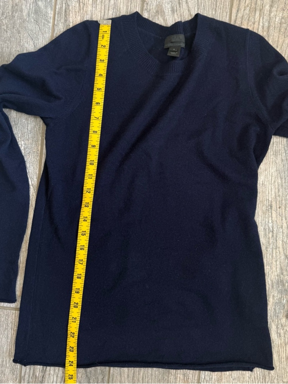 J. Crew Italian cashmere navy sweater szS - Picture 10 of 13